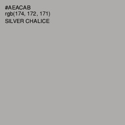 #AEACAB - Silver Chalice Color Image